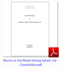 Murri's on the Move Driving School Ltd based on the Sunshine Coast png image of our Constitution
